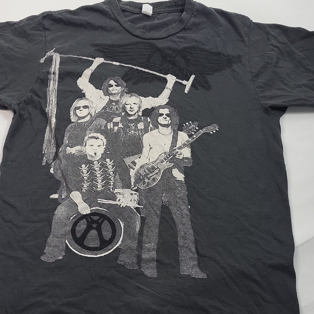 Aerosmith 2010 Tour Graphic T-Shirt Vintage Medium